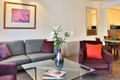 Living Area, Hegedus Gyula Serviced Apartments, Budapest