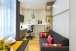 Living Area, Saint Germain des Pres Serviced Apartments, Paris