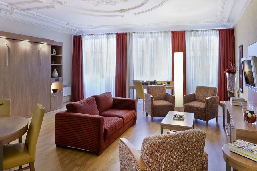 Living Area, Kleber Serviced Apartments, Strasbourg