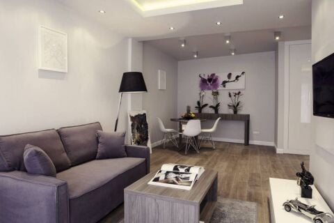 Living Area, Wronia Serviced Apartments, Warsaw
