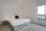 Bedroom, Valiant House Serviced Apartments, Battersea
