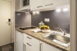 Kitchen, Trocadero Serviced Apartments, Paris
