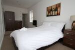 Bedroom, Millstone Serviced Apartments, Leicester