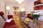 Living Room and Kitchen, Redcliffe Premier Serviced Apartments, Bristol