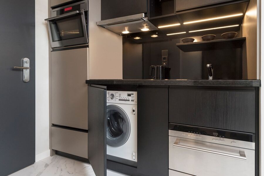 Kitchen, Osloer Street Serviced Apartments, Frankfurt