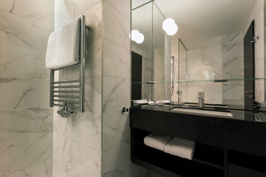 Bathroom, Osloer Street Serviced Apartments, Frankfurt