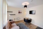 Living Room, Hanbury Street Serviced Apartments, Shoreditch, The City of London