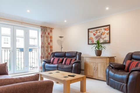 Living Area, Longworth Avenue Serviced Apartments, Cambridge