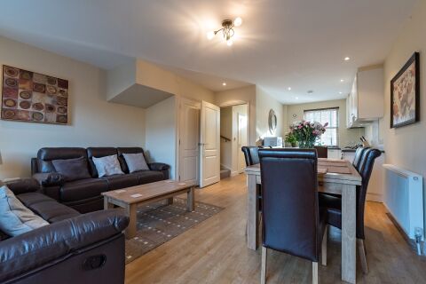Living Area, New Street House Serviced Accommodation, Cambridge