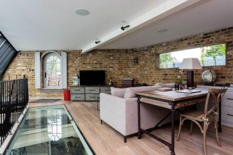 Living Area, Amies Street Serviced Accommodation, Battersea, London