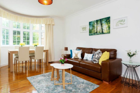 Living Room, Thaxted Place Serviced Apartments, Wimbledon