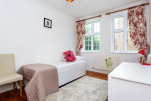 Bedroom, Thaxted Place Serviced Apartments, Wimbledon