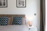Bedroom, Newgate Serviced Apartments, Croydon, London